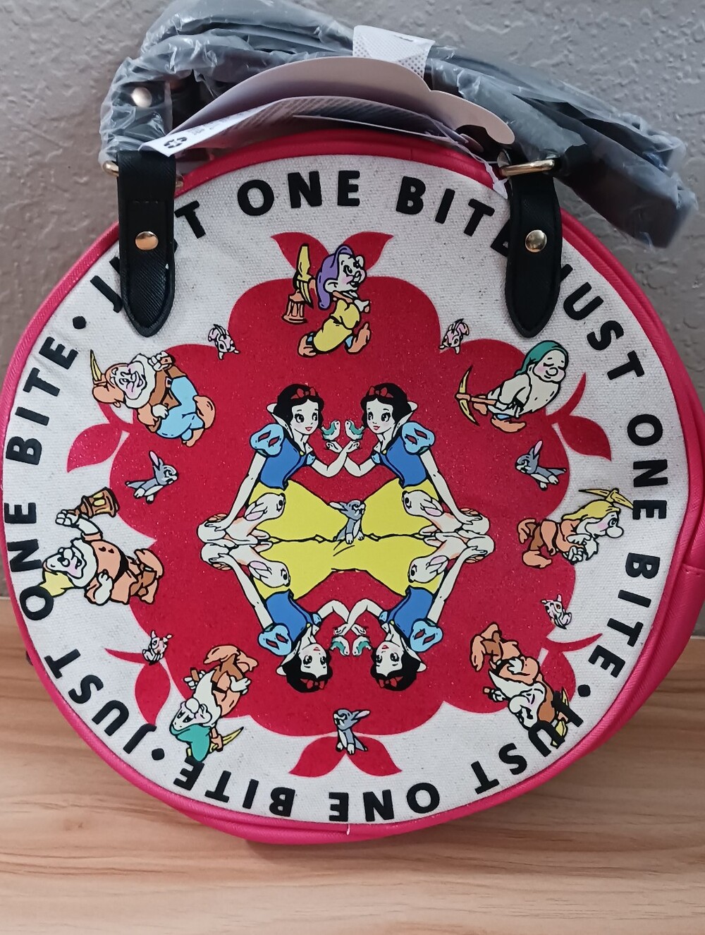 Disney Round Snow White Themed Tote Bag